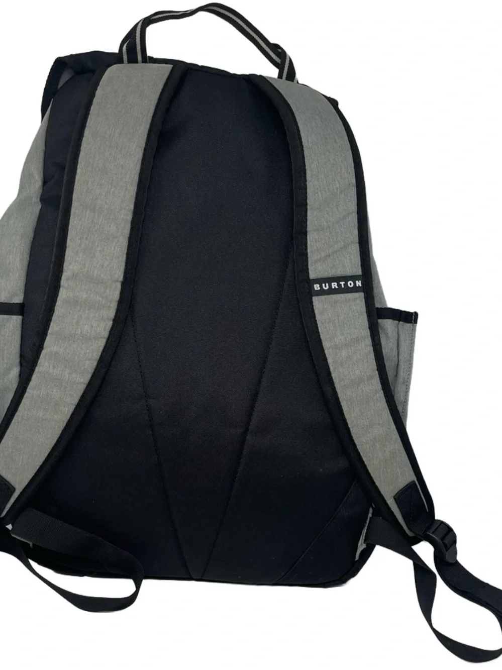 Burton Outing Backpack Black Gray Rucksack Laptop Sleeve School Travel Bag